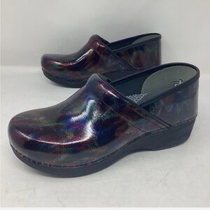 Dansko Women's Multicolor Shimmer Clogs